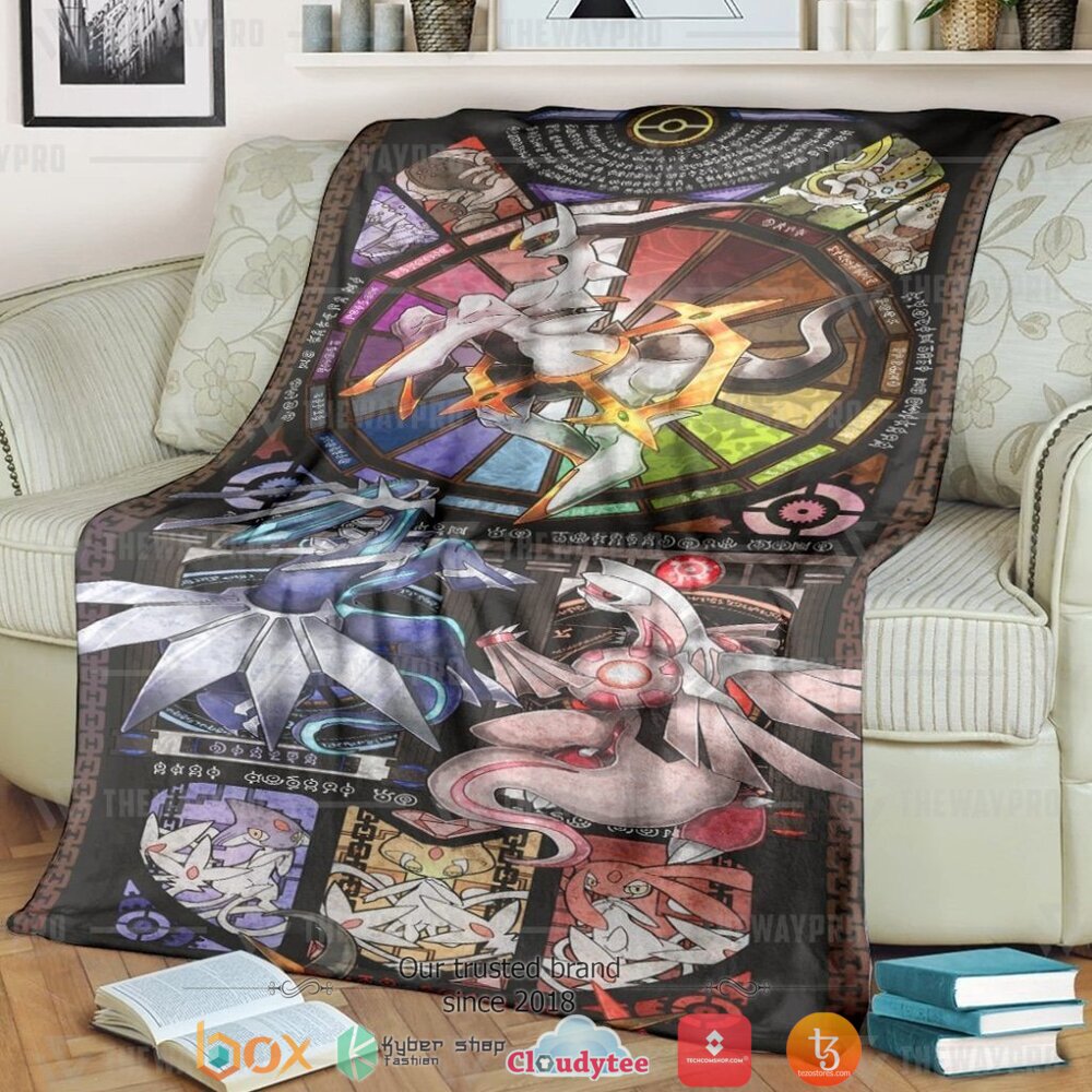 HOT Legendary Pokemon Blanket 6 Anime Pokemon Legendary soft Blanket