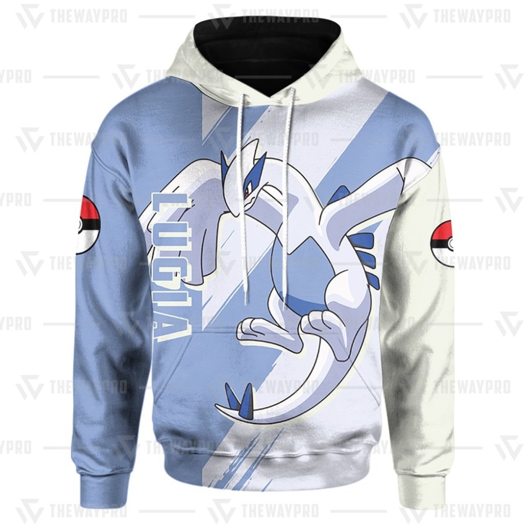 Anime Pokemon Lugia 3D All Over Printed Hoodie