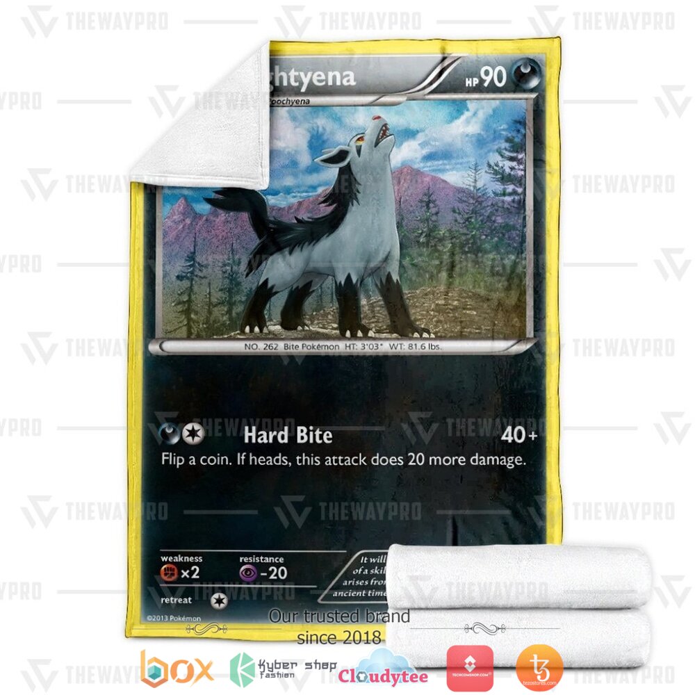 BEST Mightyena Kalos Starter Set Pokemon Blanket 4 Anime Pokemon Mightyena Kalos Starter Set Soft Blanket 1 2 3
