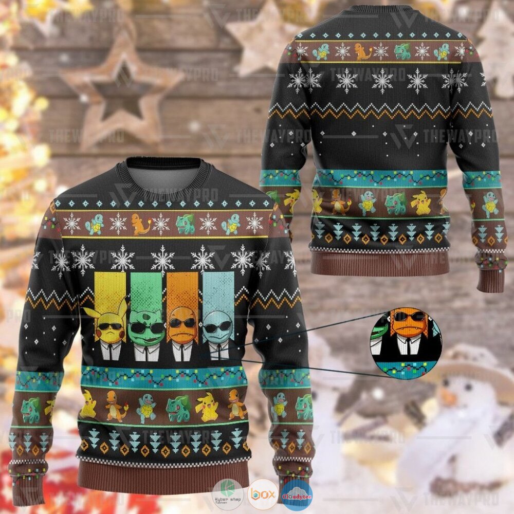 Anime Pokemon Reservoir Mons Christmas Sweater