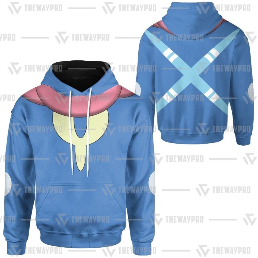 Anime Pokemon Satoshi Gekkouga Cosplay 3D All Over Printed Hoodie
