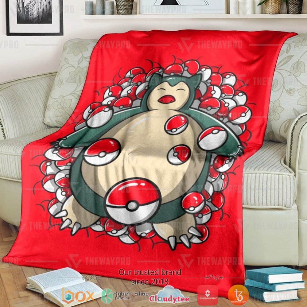 Anime Pokemon Snore Beauty Soft Blanket