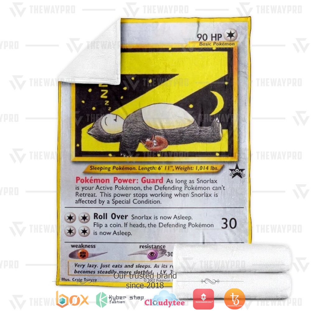 HOT Snorlax Pokemon Blanket 3 Anime Pokemon Snorlax soft Blanket 1 2