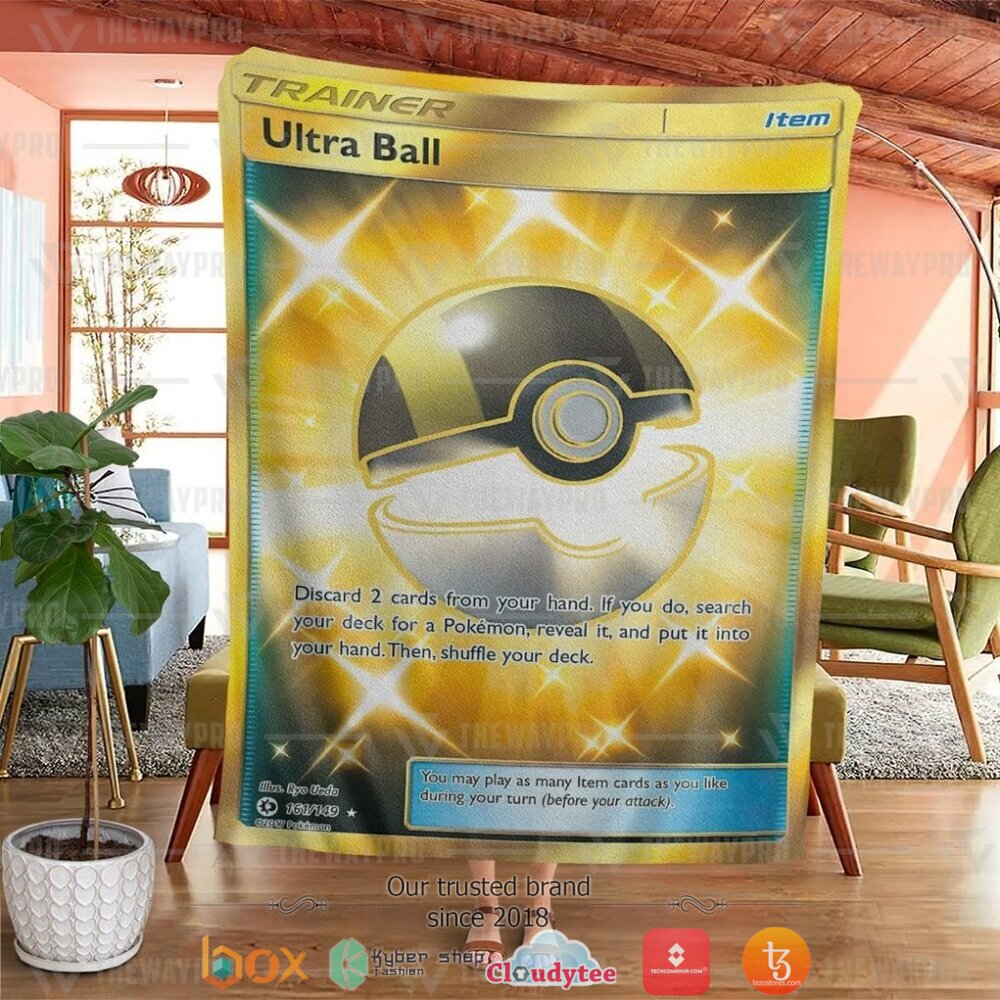 NEW Ultra Ball Trainer Pokemon Blanket 4 Anime Pokemon Ultra Ball Trainer Soft Blanket 1 2 3