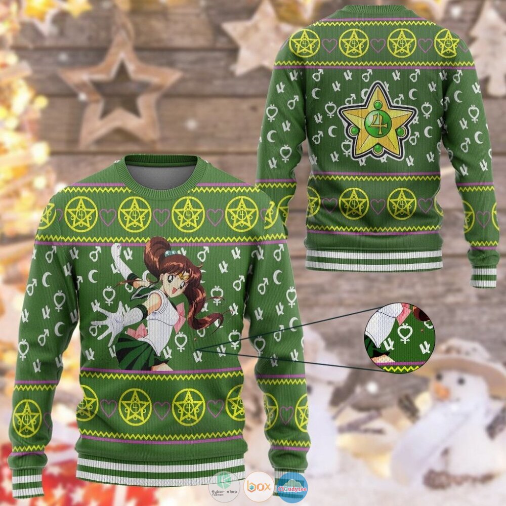 Anime Sailor Moon Jupiter Christmas Sweater
