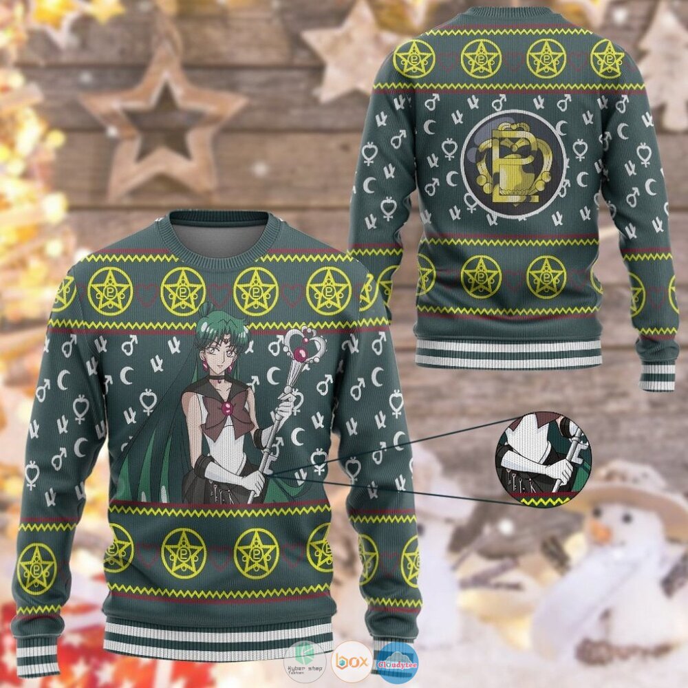 Anime Sailor Moon Pluto Christmas Sweater