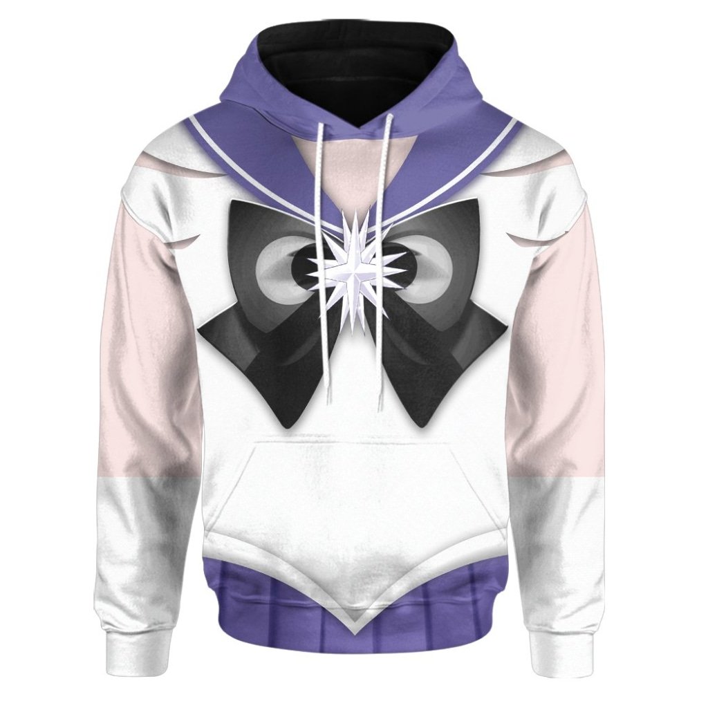 Anime Sailor Moon The Sailor Saturn 3D All Over Printed Hoodie