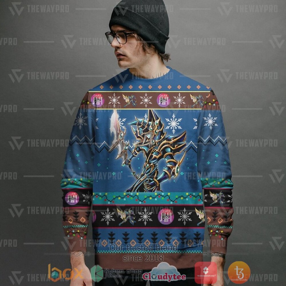 HOT Anime YGO Dark Paladin Merry Christmas Sweater 2 Anime YGO Dark Paladin Ugly Christmas Sweater 1
