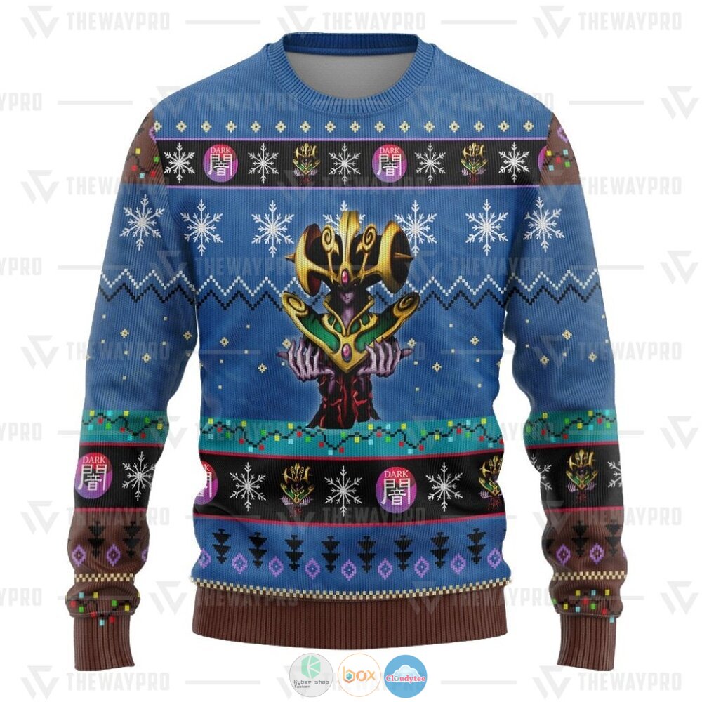 Yu Gi Oh Cosmo Queen Ugly Christmas Sweater 3 Anime Yu Gi Oh Cosmo Queen Christmas Sweater 1 2