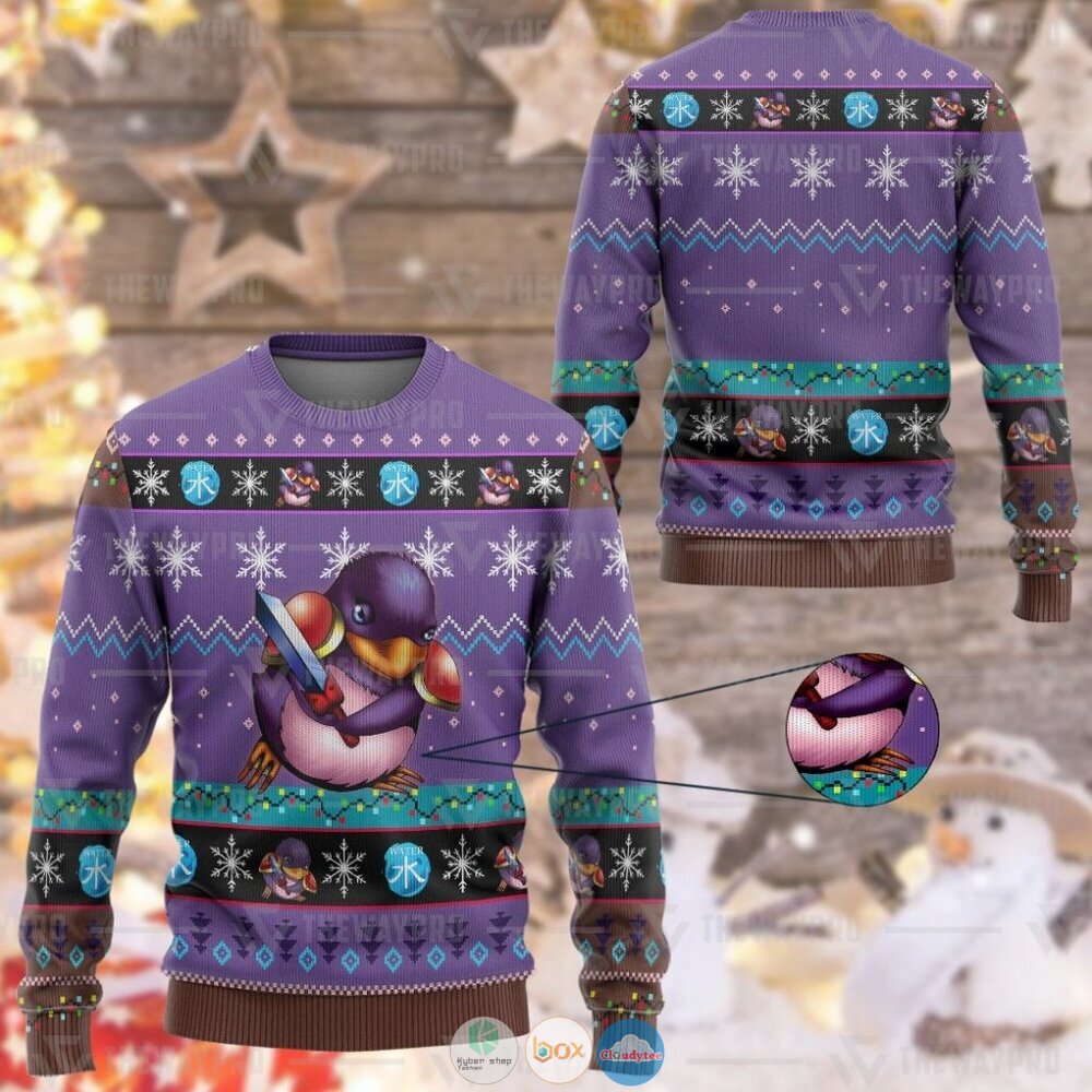 Anime Yu Gi Oh Penguin Soldier Christmas Sweater