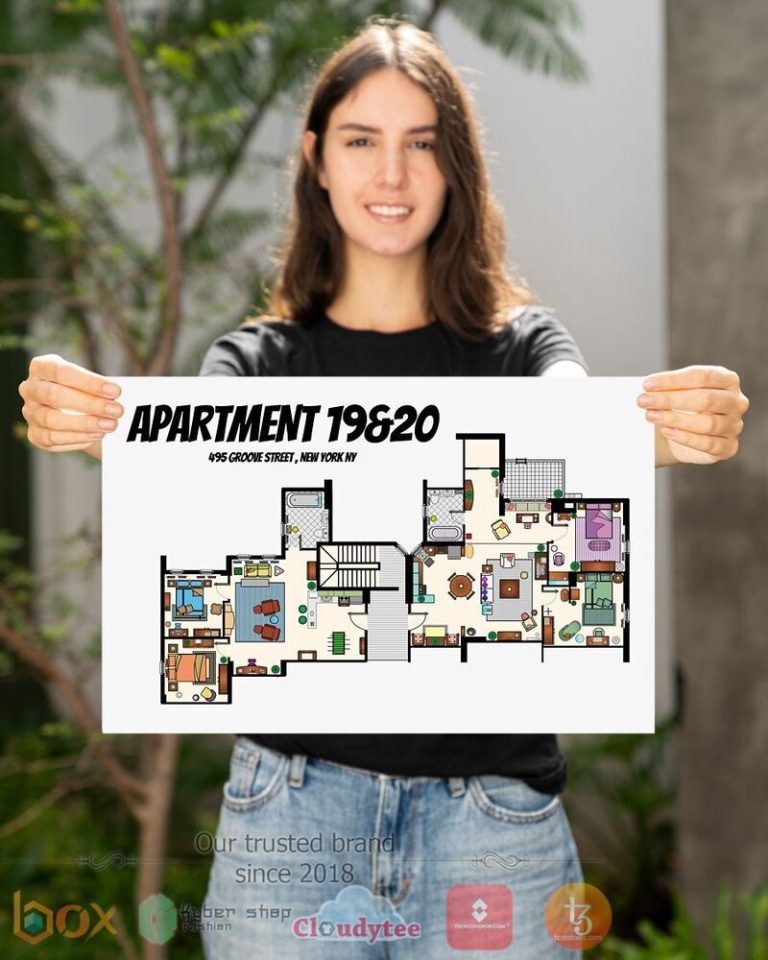 Aparment 19 and 20 Canvas Poster