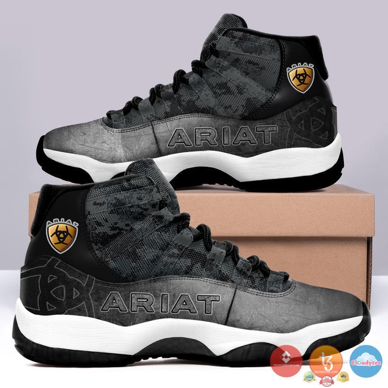 Ariat black Air Jordan 11 shoes