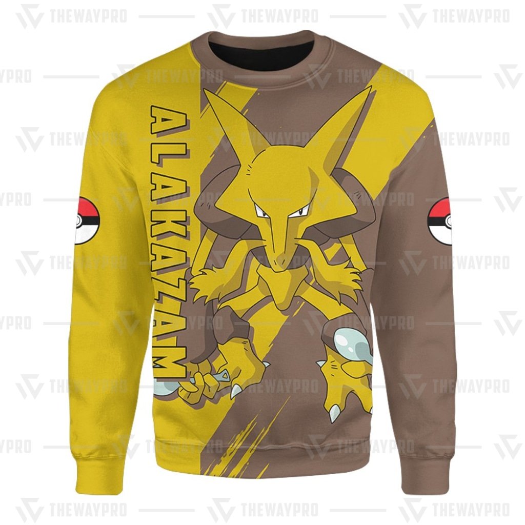 BEST Anime Pocket Monsters Alakazam Merry Christmas Sweater 5 BEST Anime Pocket Monsters Alakazam Merry Christmas Sweater