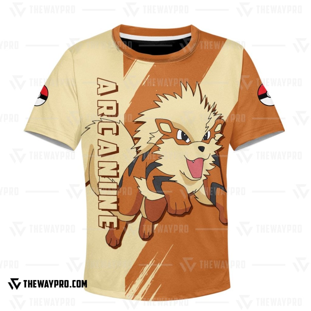 BEST Anime Pocket Monsters Arcanine Kid Hoodie 3 BEST Anime Pocket Monsters Arcanine Kid Hoodie 1 2