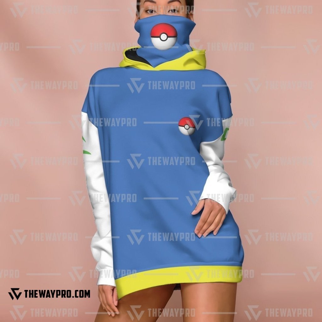 BEST Anime Pocket Monsters Ash Ketchum Snood 3D Hoodie 3 BEST Anime Pocket Monsters Ash Ketchum Snood 3D Hoodie 1 2