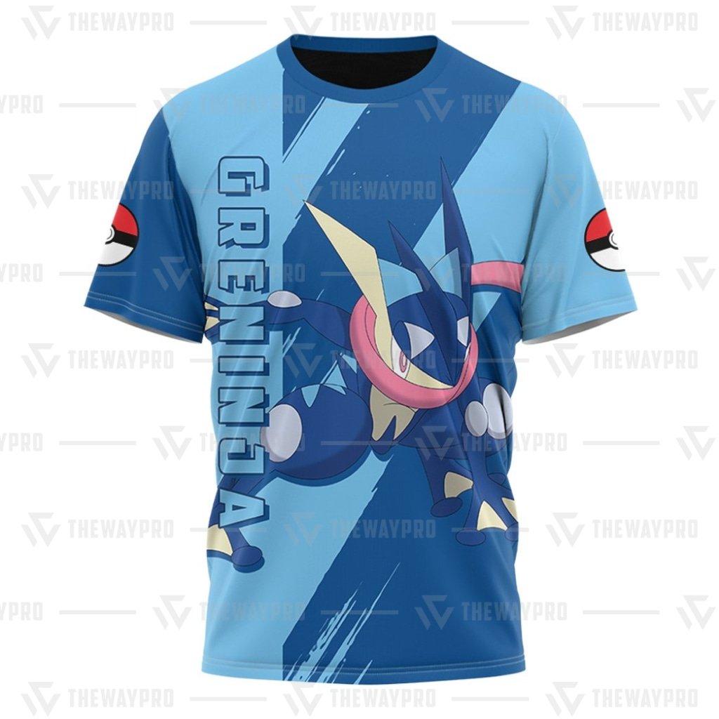BEST Anime Pocket Monsters Greninja 3D T-Shirt 4 BEST Anime Pocket Monsters Greninja 3D T Shirt