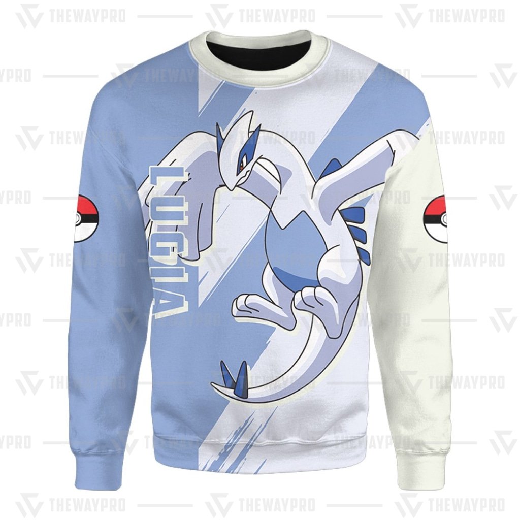 BEST Anime Pocket Monsters Lugia Merry Christmas Sweater 1 BEST Anime Pocket Monsters Lugia Merry Christmas Sweater