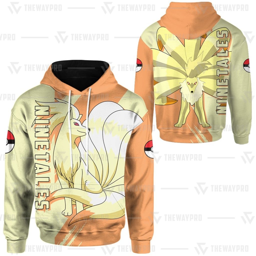 BEST Anime Pocket Monsters Ninetales 3D Hoodie