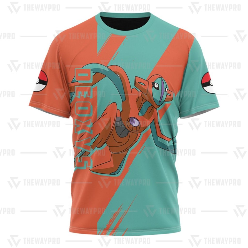 BEST Anime Pocket Monsters Pokemon Deoxys 3D T Shirt