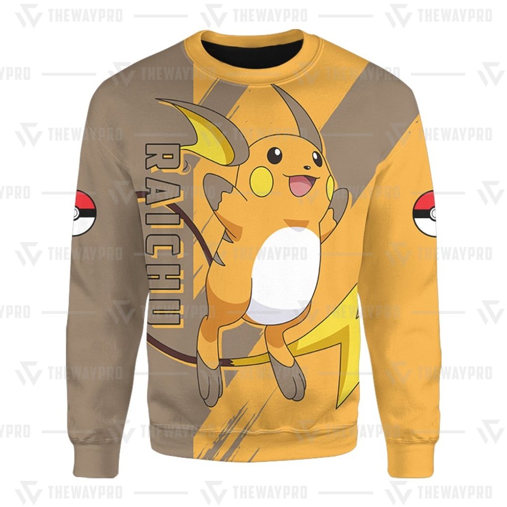 BEST Anime Pocket Monsters Raichu Merry Christmas Sweater
