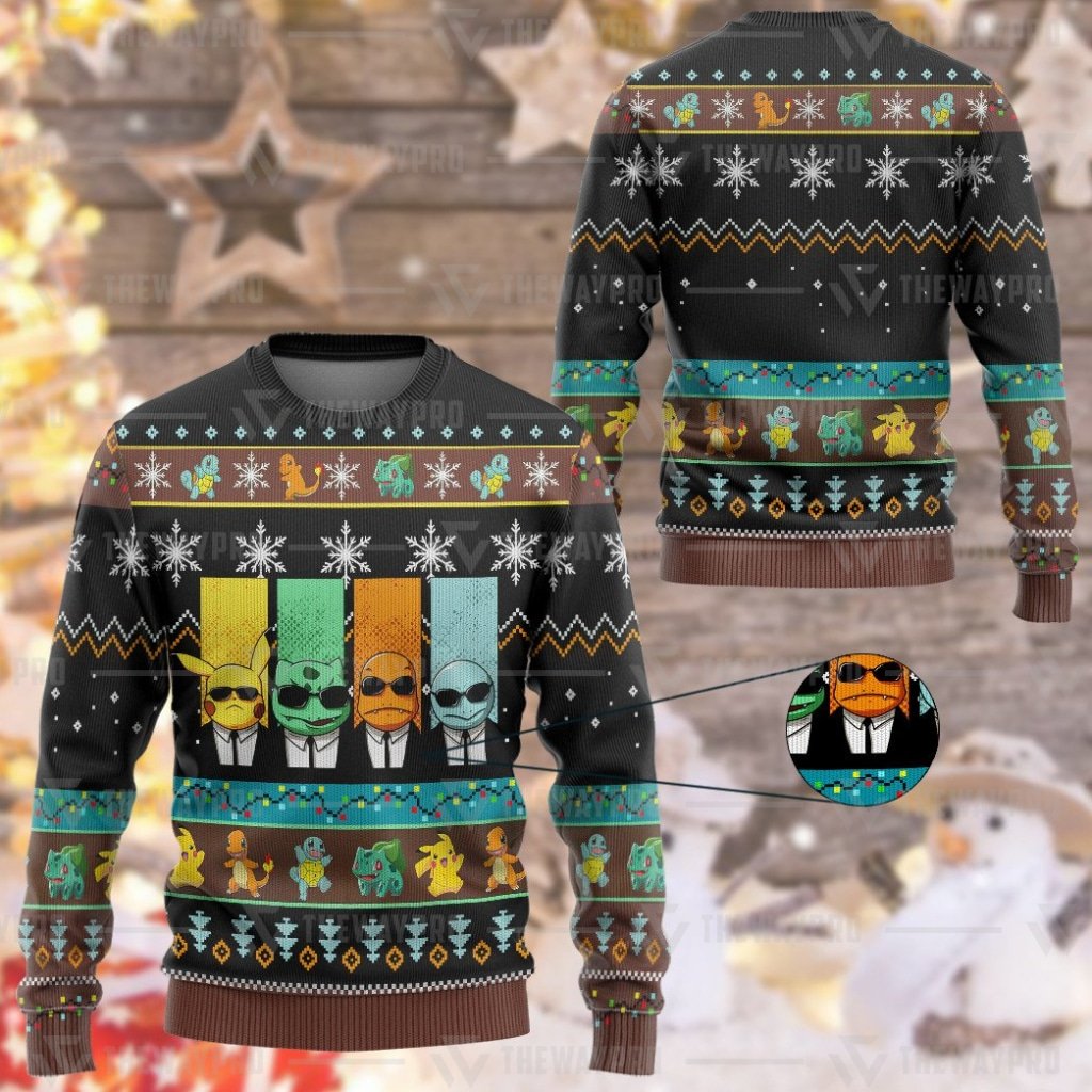 BEST Anime Pocket Monsters Reservoir Mons Merry Christmas Sweater 13 BEST Anime Pocket Monsters Reservoir Mons Merry Christmas Sweater