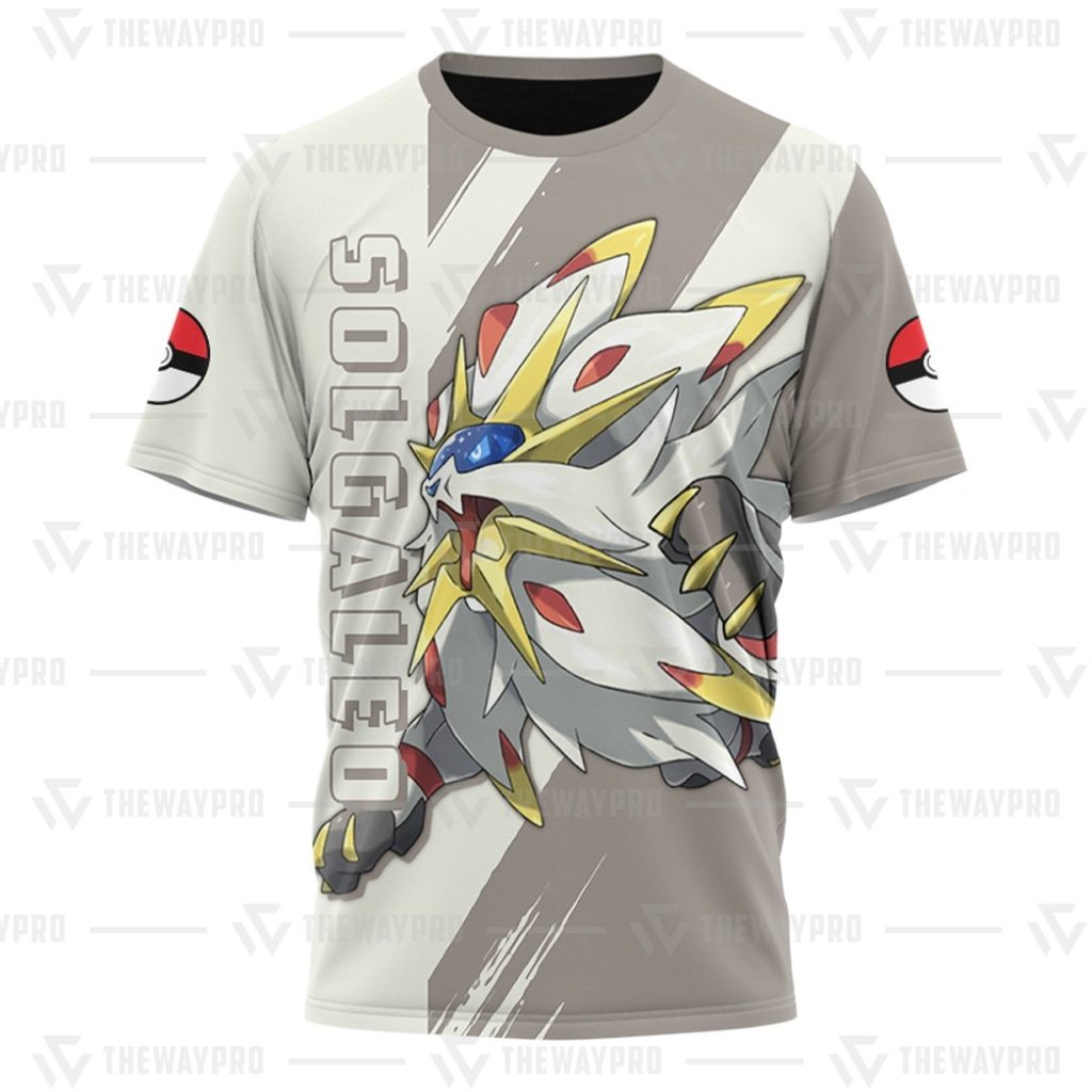 BEST Anime Pocket Monsters Solgaleo Legendary 3D T Shirt