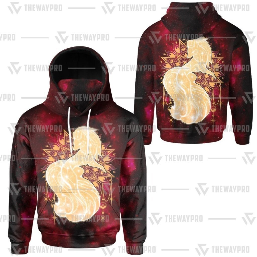 BEST Anime Pocket Monsters Starry Kitsune Snood 3D Hoodie 4 BEST Anime Pocket Monsters Starry Kitsune Snood 3D Hoodie 1 2 3