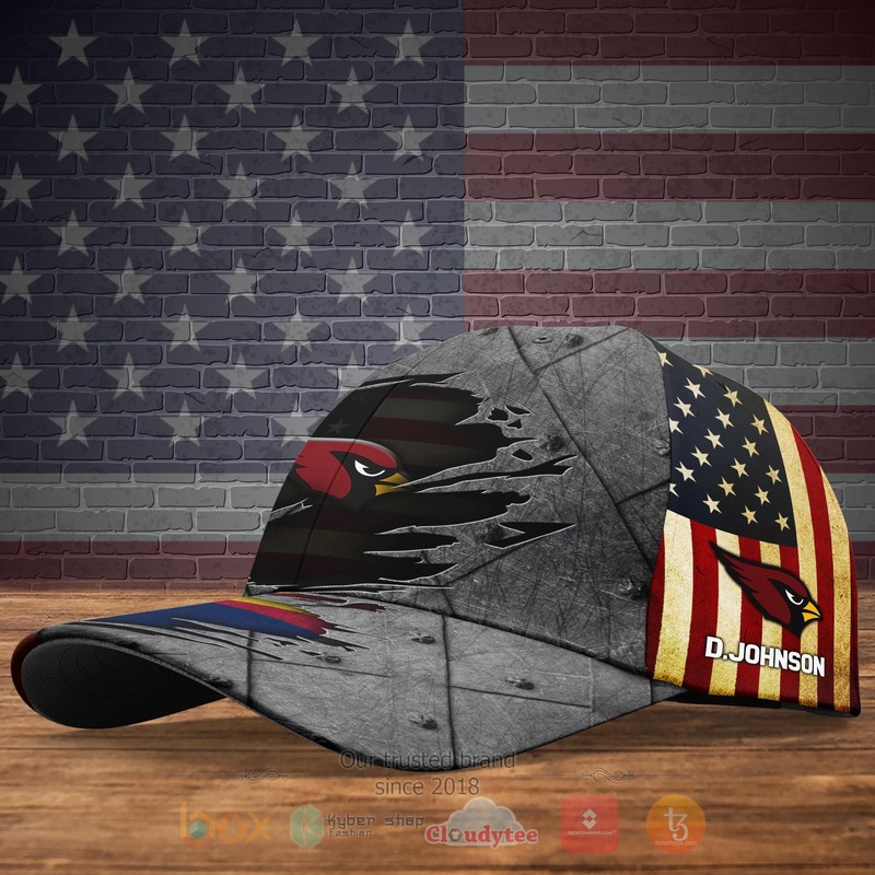 BEST Arizona Cardinals NFL Personalized Custom Cap 4 BEST Arizona Cardinals NFL Personalized Custom Cap 1 2 3