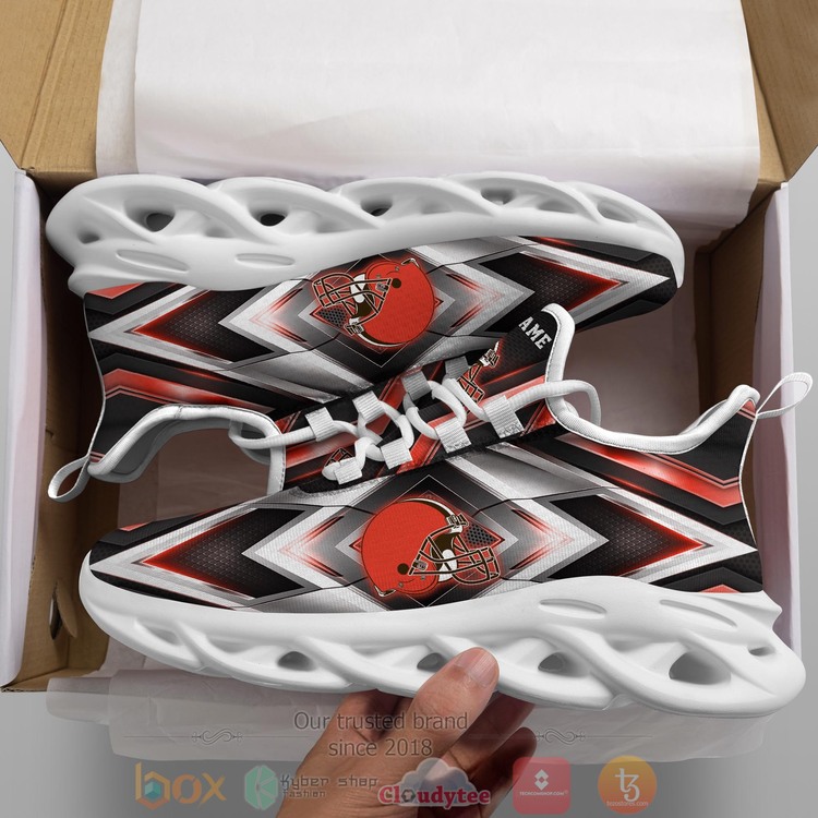BEST Cleveland Browns National Football League Custom Name Clunky Sneakers