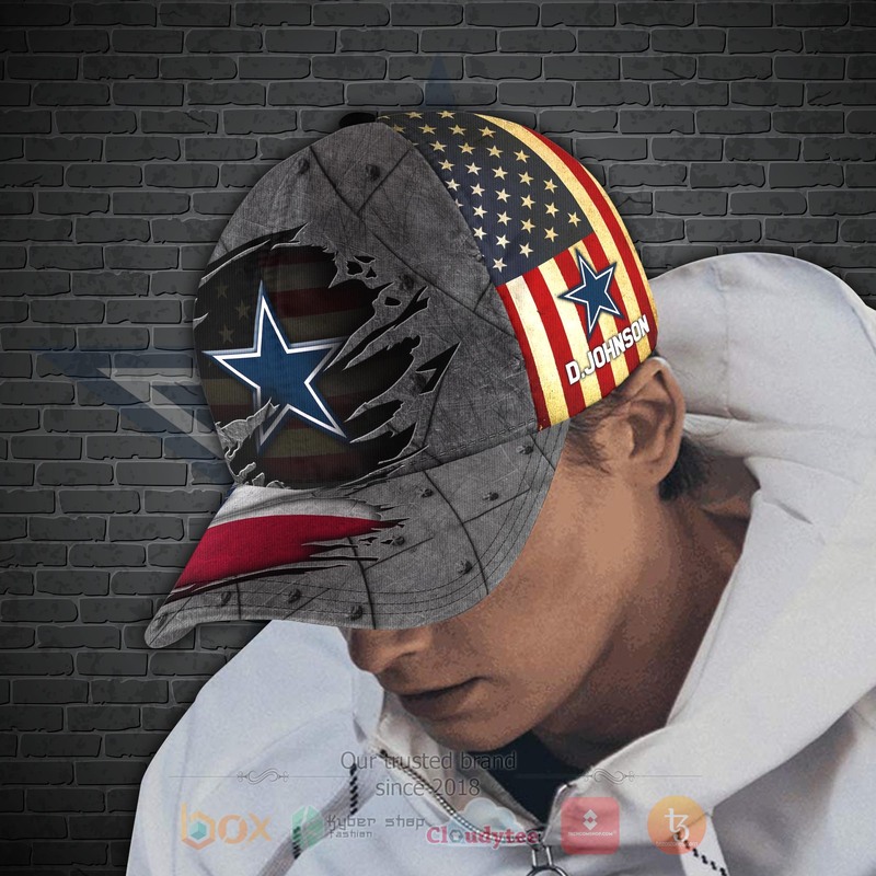 BEST Dallas Cowboys NFL Personalized Custom Cap 4 BEST Dallas Cowboys NFL Personalized Custom Cap 1 2 3