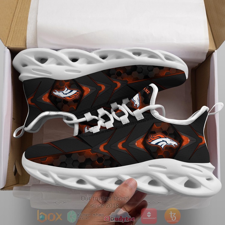 BEST Denver Broncos National Football League Custom Name Clunky Sneakers