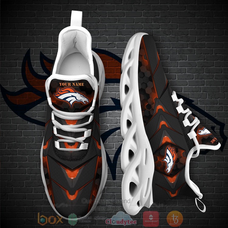 BEST Denver Broncos National Football League Custom Name Clunky Sneakers 1