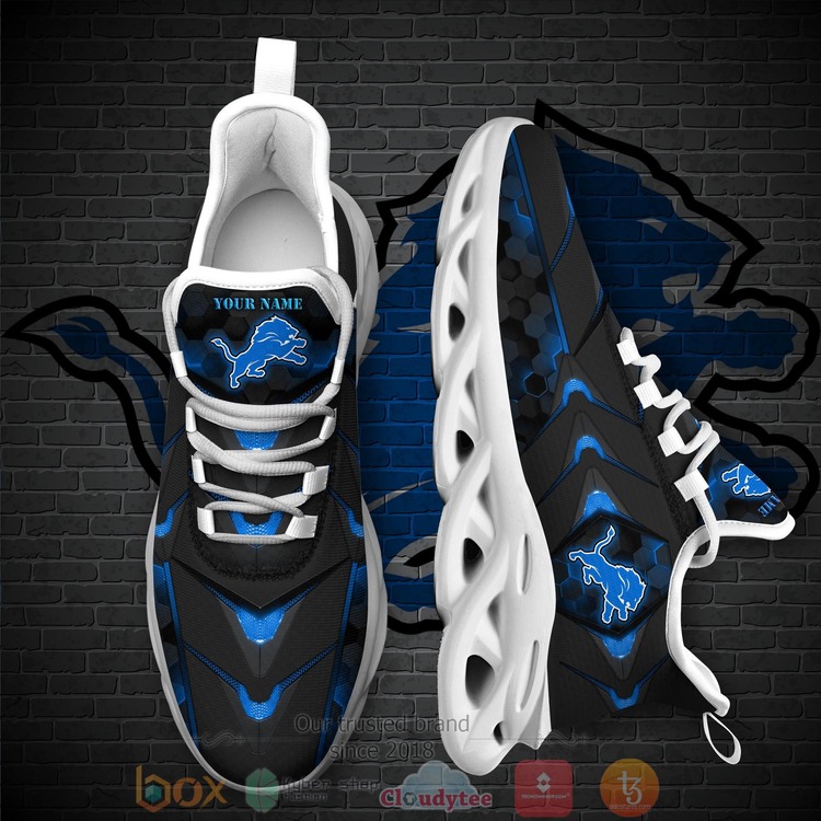 BEST Detroit Lions National Football League Custom Name Clunky Sneakers 1