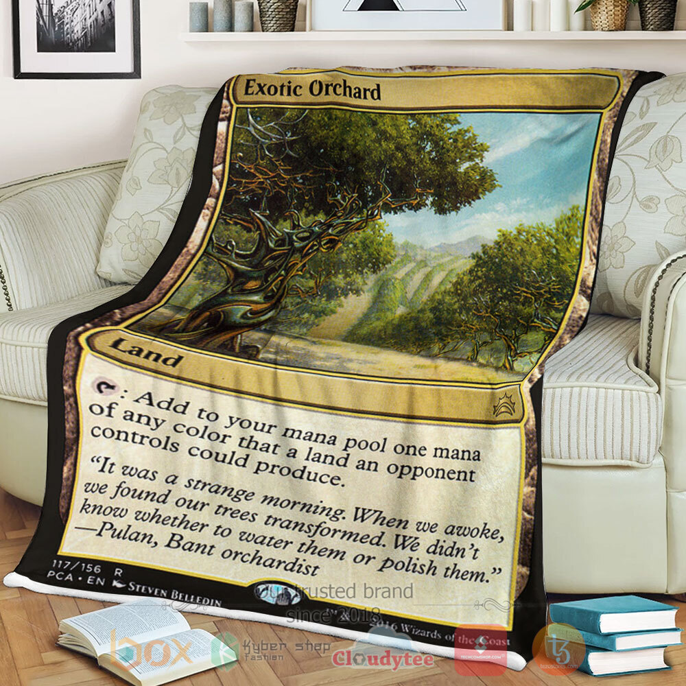 BEST Game Magic The Gathering 117 Exotic Orchard Blanket