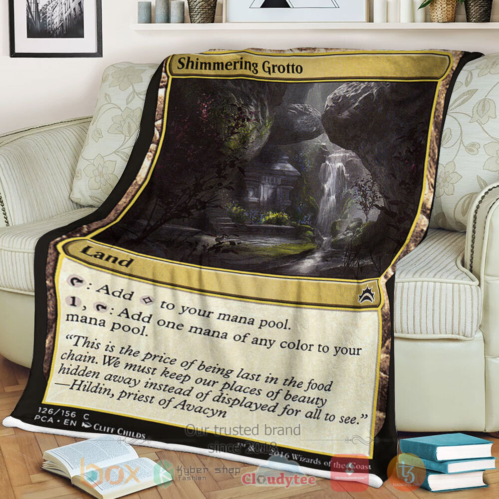 BEST Game Magic The Gathering 126 Shimmering Grotto Blanket 2 BEST Game Magic The Gathering 126 Shimmering Grotto Blanket