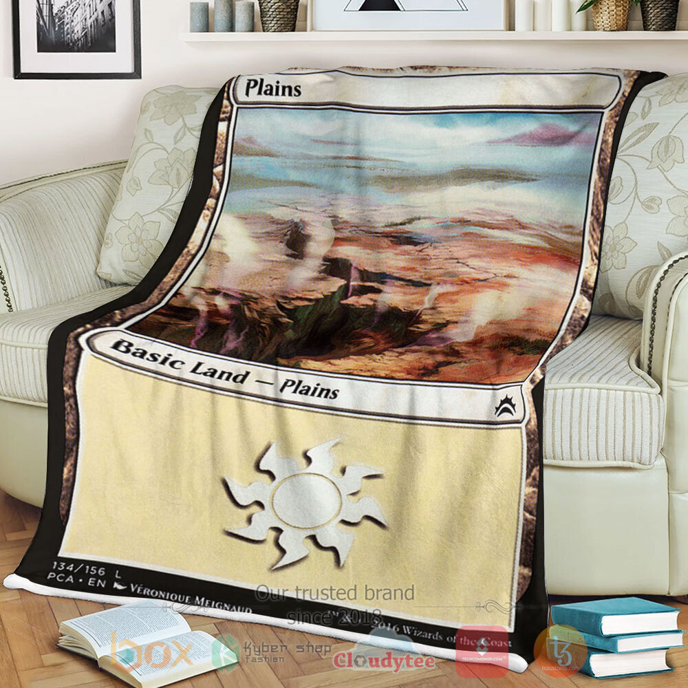 BEST Game Magic The Gathering 134 Plains Blanket 3 BEST Game Magic The Gathering 134 Plains Blanket