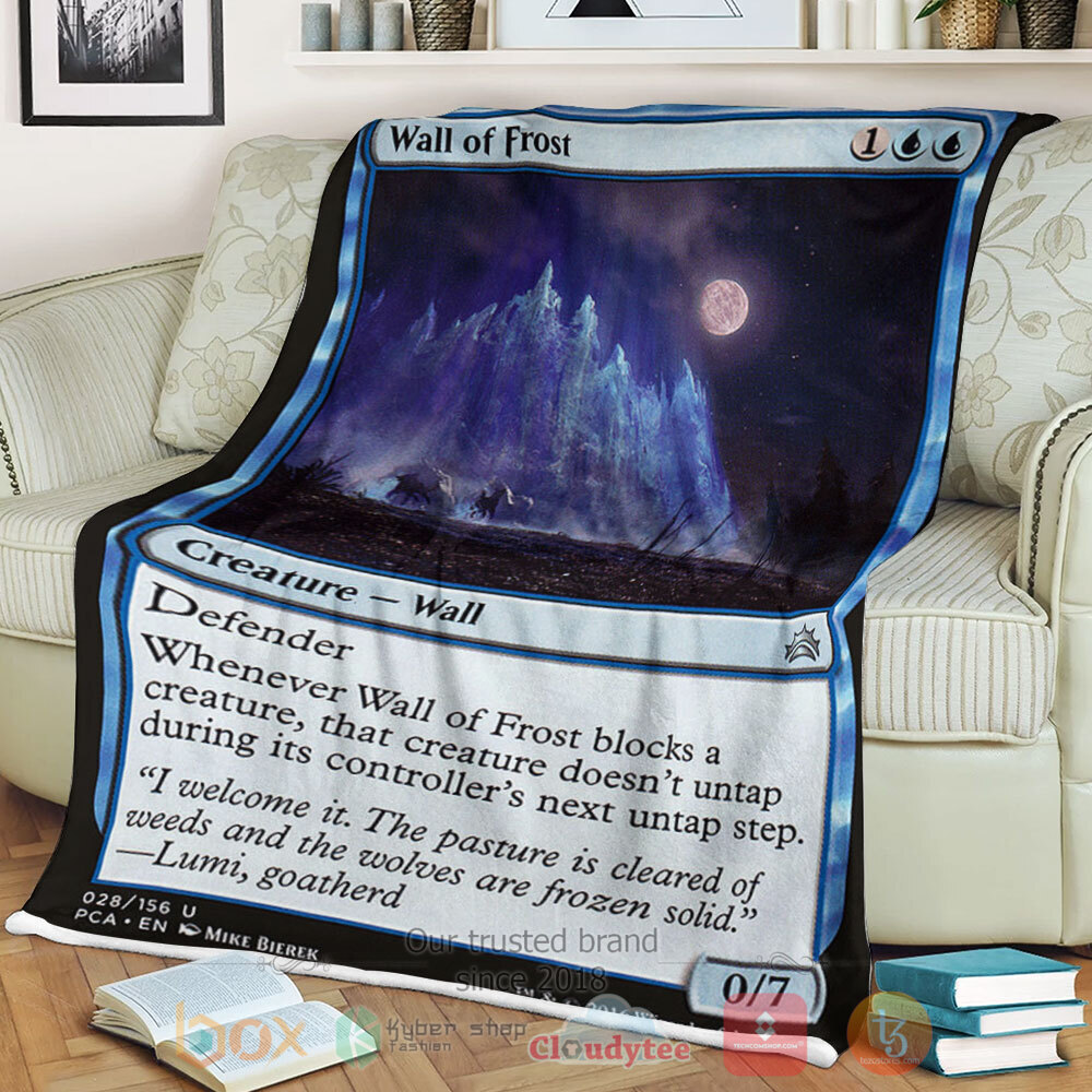 BEST Game Magic The Gathering 28 Wall Of Frost Blanket