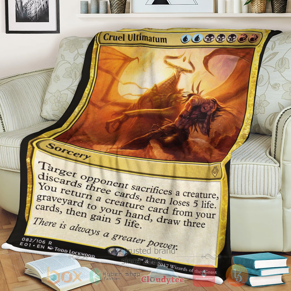 BEST Game Magic The Gathering Cruel Ultimatum Blanket 3 BEST Game Magic The Gathering Cruel Ultimatum Blanket