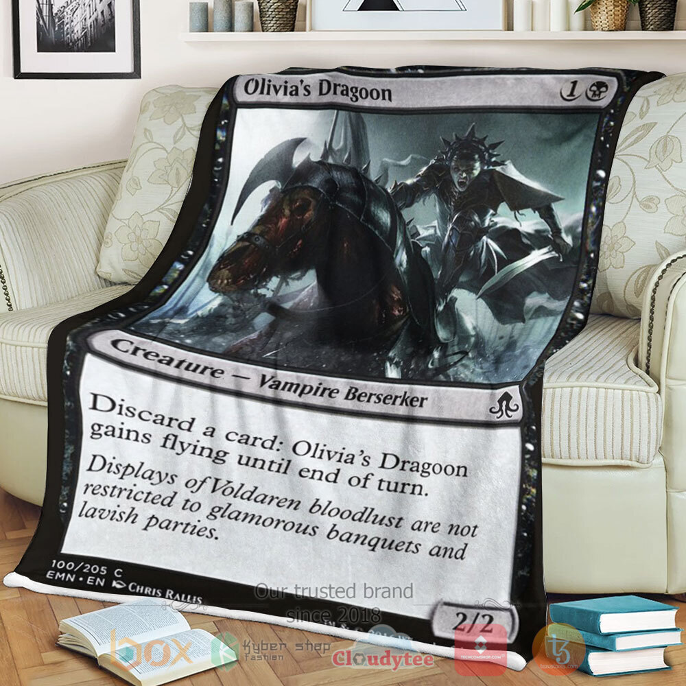 BEST Game Magic The Gathering Emn 100 Olivia S Dragoon Blanket 1 BEST Game Magic The Gathering Emn 100 Olivia S Dragoon Blanket