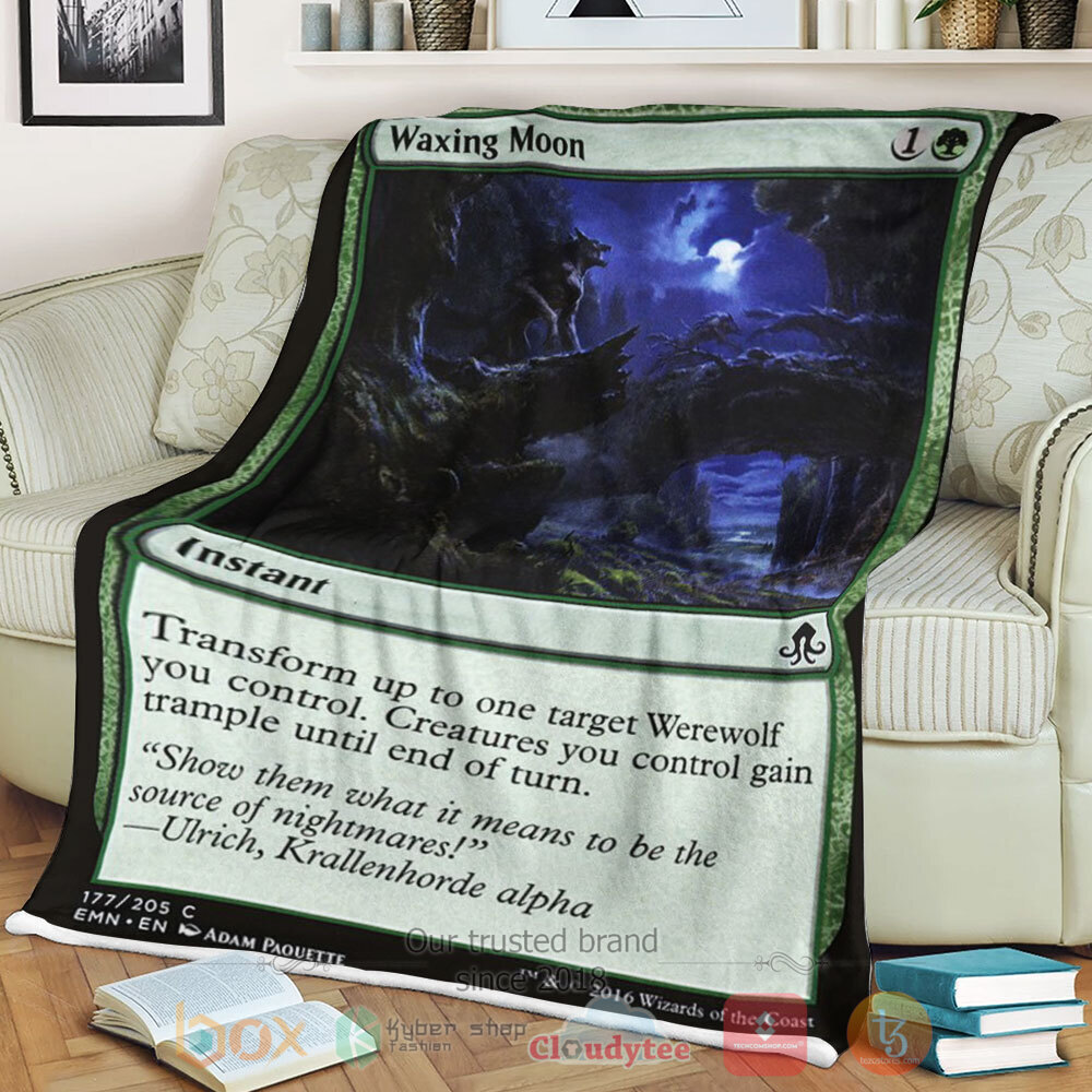 BEST Game Magic The Gathering Emn 177 Waxing Moon Blanket 3 BEST Game Magic The Gathering Emn 177 Waxing Moon Blanket