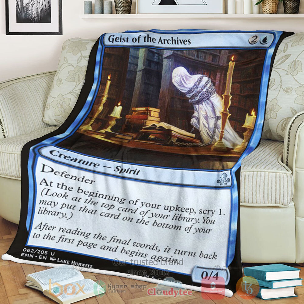 BEST Game Magic The Gathering Emn 62 Geist Of The Archives Blanket