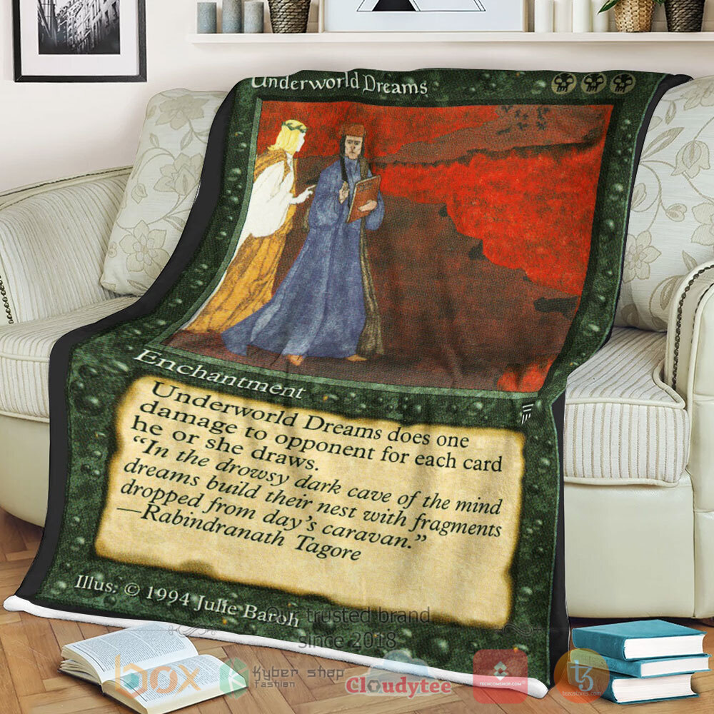 BEST Game Magic The Gathering Underworld Dreams Blanket