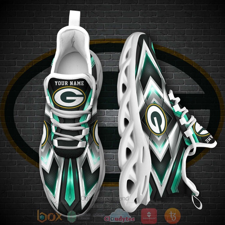 BEST Green Bay Packers NFL Custom Name Clunky Sneakers 1