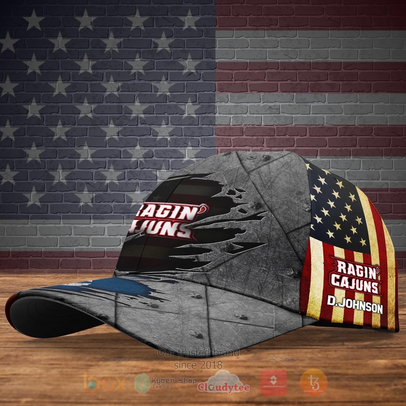 BEST Louisiana Ragin' Cajuns football Personalized Custom Cap 4 BEST Louisiana Ragin Cajuns football Personalized Custom Cap 1 2 3