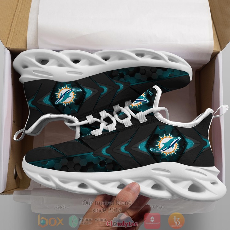 BEST Miami Dolphins NFL Football Team Custom Name Clunky Sneakers