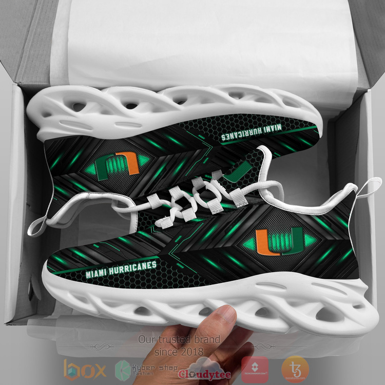 BEST Miami Hurricanes NCAA Custom Name Clunky Sneakers