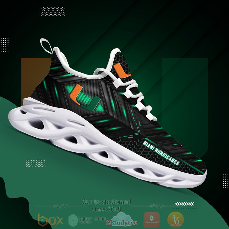 BEST Miami Hurricanes NCAA Custom Name Clunky Sneakers 5 BEST Miami Hurricanes NCAA Custom Name Clunky Sneakers 1 2 3 4