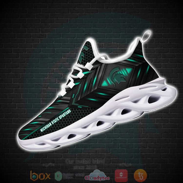 BEST Michigan State Spartans NCAA Custom Name Clunky Sneakers 1