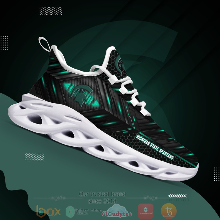 BEST Michigan State Spartans NCAA Custom Name Clunky Sneakers 1 2 3 4