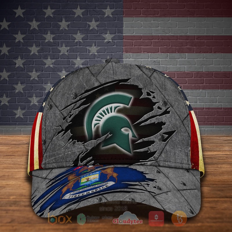 BEST Michigan State Spartans NCAA Personalized Custom Cap 1